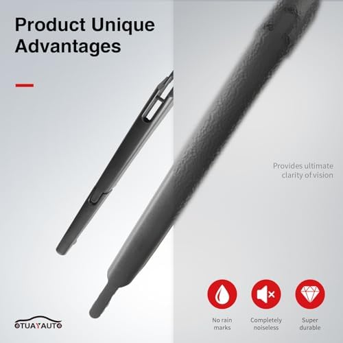 OTUAYAUTO Replacement For Kia Sedona 2006-2014 Rear Wiper Arm With Blade Set OE:988104D001