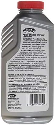 Bar's Leaks 1630 Power Steering Stop Leak - 11 oz,Grey (Pack of 2)