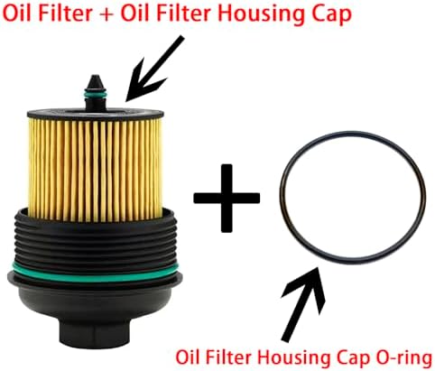 AMCC Oil Filter and Oil Filter Housing Cap Replaces:12605565 PF458G