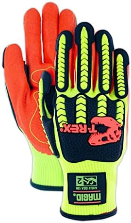 MAGID T-REX Flex Series Level 2 Impact Gloves, 72 Pair, TRX500