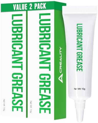 Creality Lubricant Grease for 3D Printer Parts Gear None Toxic Odorless Noise Reduce & Lubricating Oil Lubricant Paste for Ender 3/Ender 5/Ender 3 V3/Ender 3 V3 SE/KE/K1/K1C/K1 Max (Pack of 2)