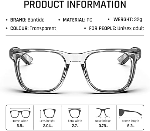Safety Glasses Anti-Fog Goggles Protective Eyewear Anti Blue Light Protection Glasses For Women And Men
