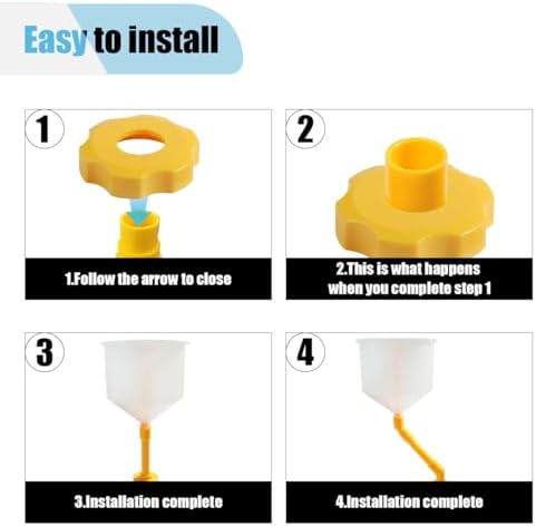 Spill Proof Coolant Funnel Kit, No Spill Radiator Bleeder Funnel Fill Kit, Coolant Filling Funnel Radiator Filler with Adapters, Universal Automotive Antifreeze Bleeder for Most Vehicles