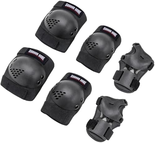Kids Protective Gear Knee Pads Elbow Pads & Wrist Guards for Roller Skating