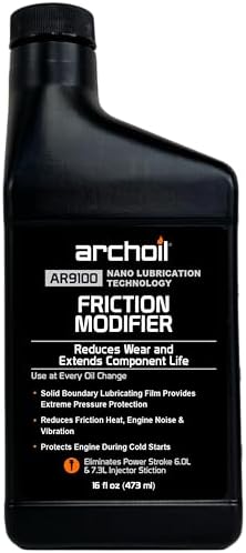 Archoil AR9100 Oil Additive (16oz) for All Vehicles - Powerstroke Cold Starts, Eliminates Injector Problems