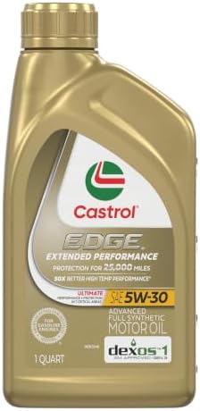 Castrol EDGE Extended Performance 5W-30 Adv Full Syn Motor Oil, 1Qt, 6 Pack