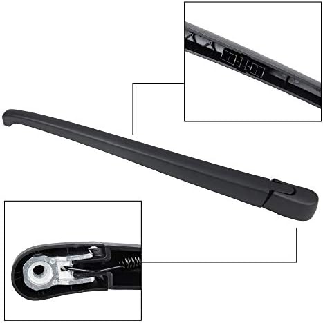 X AUTOHAUX Rear Windshield Wiper Blade Arm Set for Hyundai Tucson 04-09