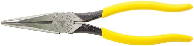 Klein Tools Crimping and Cutting Tool Bundle | Needle Nose Pliers, Long Nose Side Cutters, Alligator Pliers