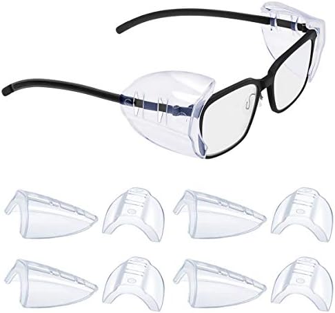2/4/6/10 Pairs Safety Glasses Side Shields for Eye Protection (4)