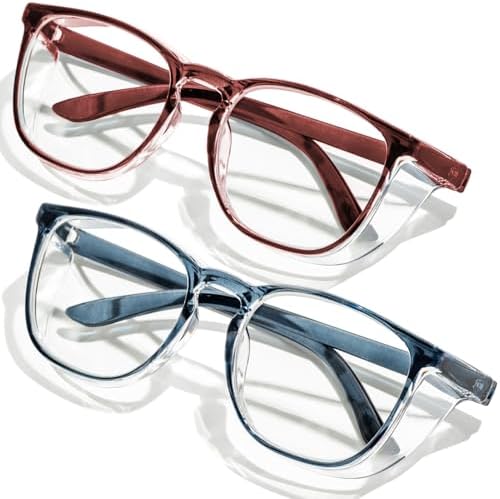 Safety Glasses Anti Fog Clear Blue Light Blocking Eye Protection Nurse Goggles for Women Men