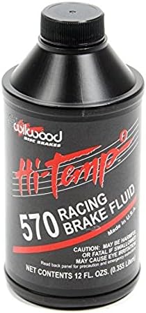 Wilwood Brake Fluid, 570 Hi-Temp Racing, DOT 3, 12 oz Bottle, Each