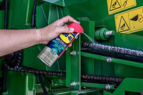 WD-40 Specialist White Lithium Grease Spray with SMART STRAW SPRAYS 2 WAYS, 10 OZ [6-Pack]