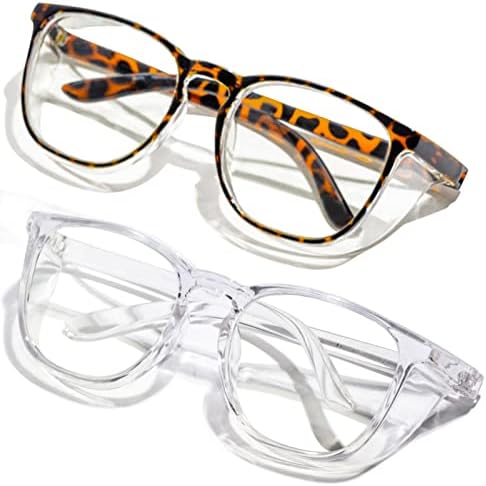 Safety Glasses Anti Fog Clear Blue Light Blocking Eye Protection Nurse Goggles for Women Men