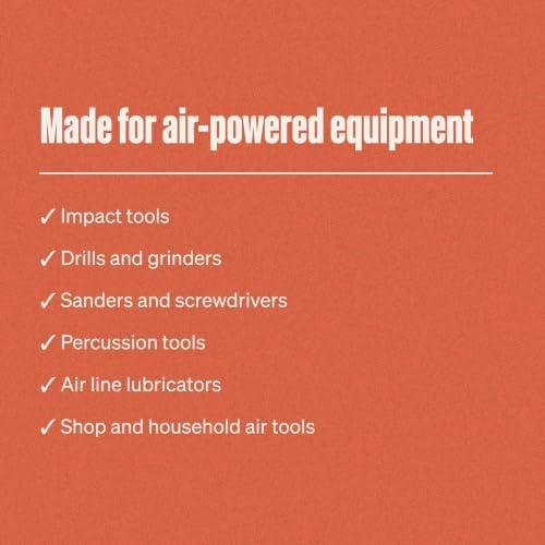 Super Lube Air Tool Pneumatic Lubricant - Long-Lasting Lubrication for Tool Repair - Moisture Resistant - NSF Food Grade - Eliminates Rust & Corrosion - Translucent - Bottle - 1 pt (12016)
