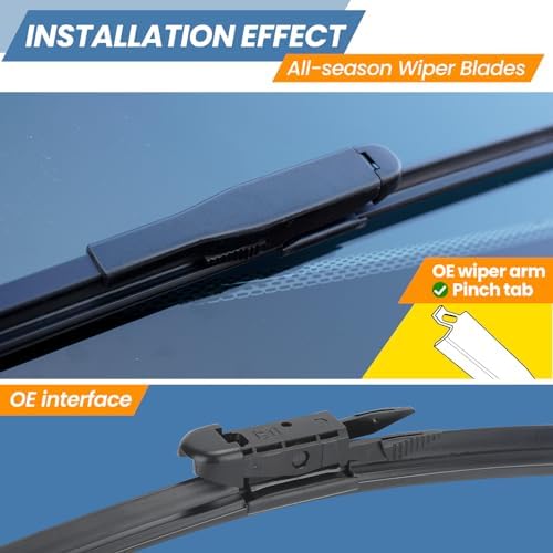 GSPSCN Wipers fits Ford Ford Escape 2020-2024 Windshield Wiper Blades