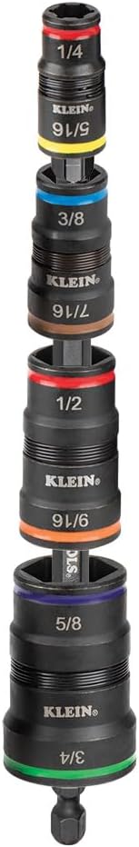 Klein Tools 9-in-1 Impact Socket Set & 14-in-1 HVAC Screwdriver Bundle