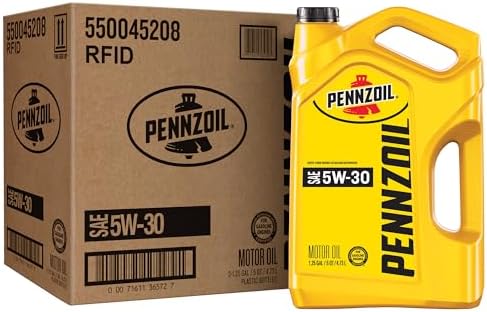 Pennzoil 5W-30 Motor Oil, 5 Quart (3 Pack)