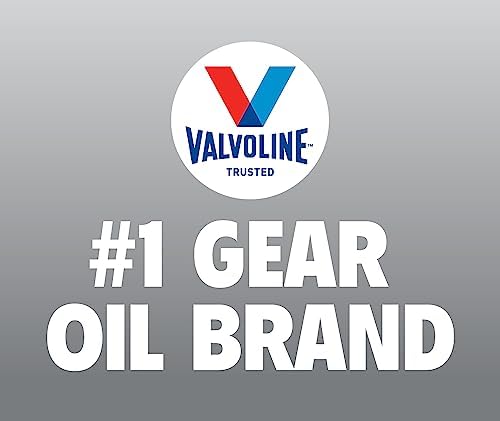 Valvoline High Performance SAE 80W-90 Gear Oil 1 QT 32 Fl Oz (Pack of 2)