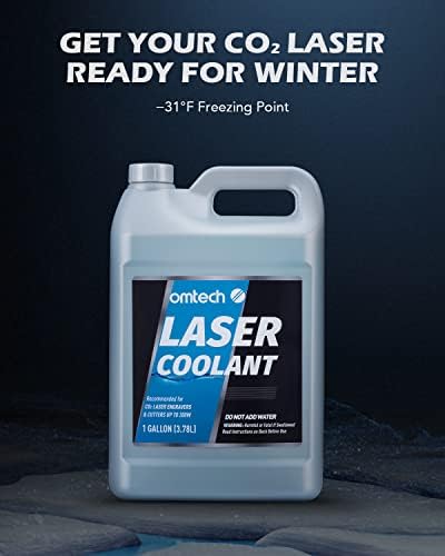 OMTech 3 x 1 gal Non-Conductive CO2 Laser Coolant, Prediluted