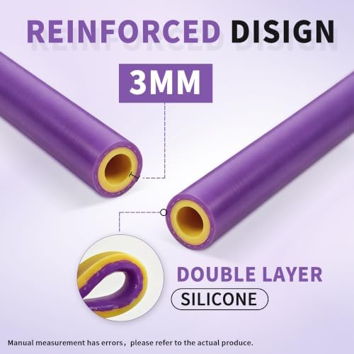 1/2" ID-10Ft Heater Hose Silicone Coolant Radiator Enhanced Double