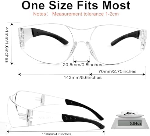 ANSI Z87.1 Safety Glasses Men Women 120 pack(60pack clear safety glasses+60pack safety sunglasses) Scratch & Impact Resistant eye protection glasses for Construction, Outdoor Sports & Work