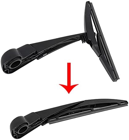X AUTOHAUX Rear Windshield Wiper Blade Arm Set for Lexus CT200h 11-17