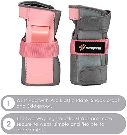 Kids Bike Helmet, Toddler Helmet for Youth Adult, Knee Pad Elbow Pad Wrist Guard Protective Gear Set for Skateboard, Bike, Skating, Cycling