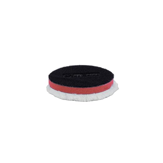Maxshine 3" Universal Microfiber Polishing Foam Pad for Finishing – Ultra-Soft Microfiber with Hook & Loop – Compatible with DA & Rotary Polishers – Ideal for Final Polishing Steps