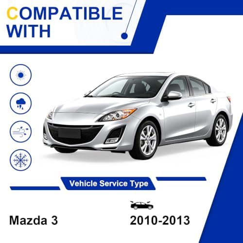 KAIYI 3 Windshield wipers Compatible with Mazda 3 2010-2013