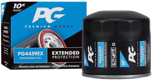 PG PG4459EX Extended Performance Oil Filter | Fits 1989-2019 Hyundai Sonata 2.4L; 1999-2020 Elantra 2.0L; 2010-2024 Kia Forte 2.0L; 2001-2020 Optima, Santa Fe 2.4L