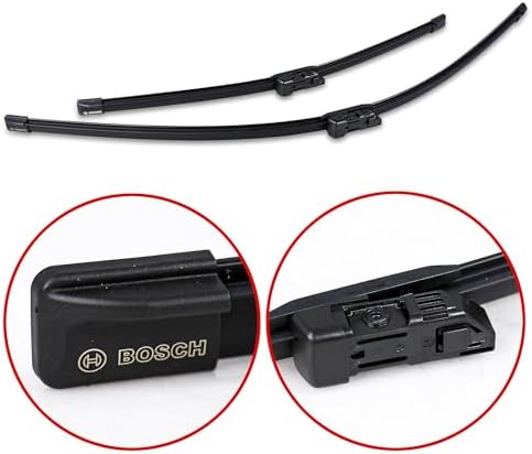 BOSCH 3397014077 AeroTwin Wiper Blades - Set of 2 (30" & 20") Top Lock 19mm