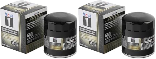 Oil Filter, Extended Performance, Canister, Screw-On, 3.08 in Tall, 13/16-16 in Thread, Steel, Black, GM, Each (Pack of 2)