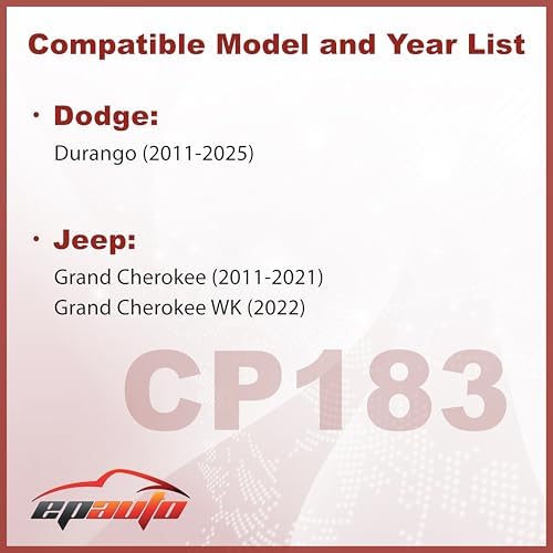 EPAuto CP183 (CF11183) Cabin Air Filter Replacement for Dodge and Jeep