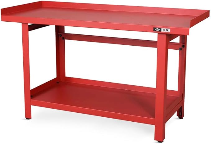 AFF Workbench - Heavy Duty Work Table with Storage Shelf - 1300 LB Capacity