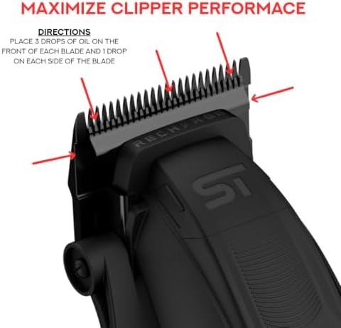 Supreme Trimmer Premium Hair Clipper Blade Lubricating Oil | 250ML Anti-Rust Barber Clipper Oil for Blades, Hair Trimmer | STO925