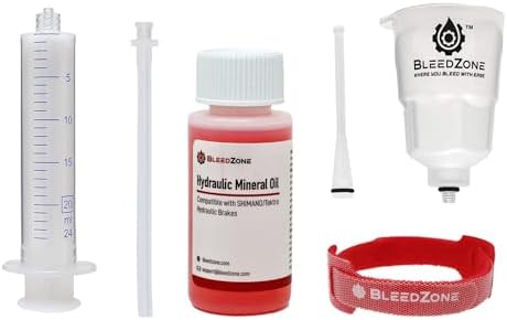 BleedZone Brake Bleeder Kit Compatible with Shimano Hydraulic Brakes, MTB