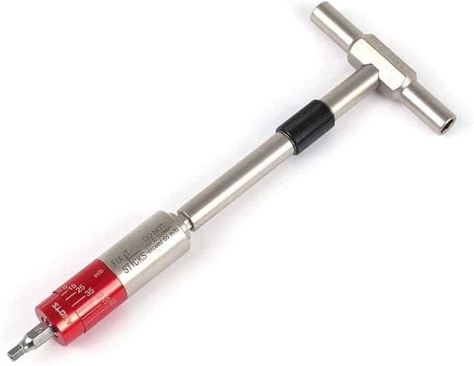 FIX IT STICKS 15-65 Inch Lbs All-in-One Torque Driver Kit with Locking Ratcheting T-Way Wrench - Custom Bundle (FISMUTK+TWAY-LOCK)
