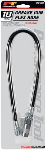 Performance Tool W54211 18 in. Grease Gun Flex Hose Extension