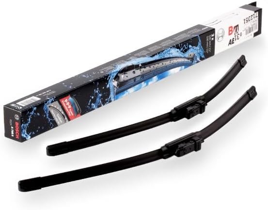 BOSCH 3397009798 AeroTwin Wiper Blades - Set of 2 (21" & 21") Top Lock 16mm
