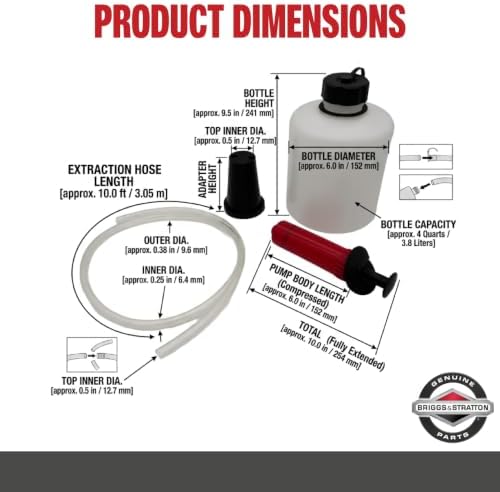 Briggs & Stratton 5430K Oil Extractor - 1.6L
