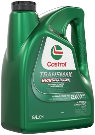 Castrol Transmax High Mileage Automatic Transmission Fluid, 1 Gallon