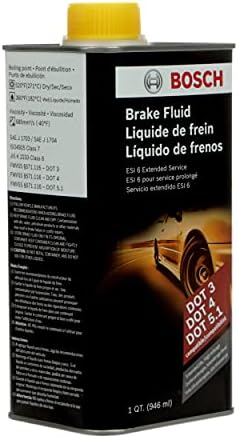 BOSCH ESI6-32N Low Viscosity Extended Life Brake Fluid, DOT 3/4/5.1 - 1 Qt.