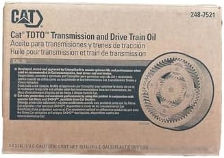 Cat 248-7521 Transmission and Drivetrain Oil TDTO 30 | Case of 4 Gallons