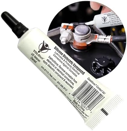 YOLOtek Veteran Owned - Silicone Dielectric Grease 10g - Automotive/Marine Grease and Seals for Spark Plugs, Battery Terminals & Electrical Connectors