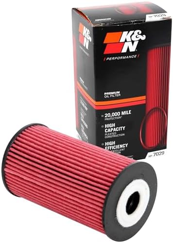 K&N Oil Filter: 20,000 Mile Engine Protection, High Efficiency, HP-7029