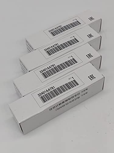 Subaru 2011-2019 Forester Impreza Legacy Crosstrek Set 4 Spark Plugs - 22401AA781 x4 - Genuine OEM