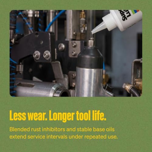Super Lube 12004 Air Tool Lubricant, 4 oz Bottle, Translucent Clear