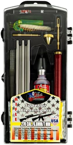 Pro-Shot Gun Cleaning Kits: Universal, Rifle, Pistol, and Shotgun Cleaning Kits with Premium Stainless Micro-Polished Rods, Brushes, Jags, Patches, CLP & Grease – Made in USA