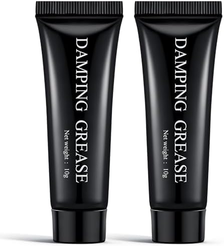 Conelist 2 Pack 10g Synthetic Damping Grease Mechanical Lubricant Grease for Optical Instruments Household Appliances Rolling Parts