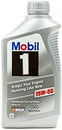 Mobil 1 (94002) 15W-50 Synthetic Motor Oil - 1 Quart